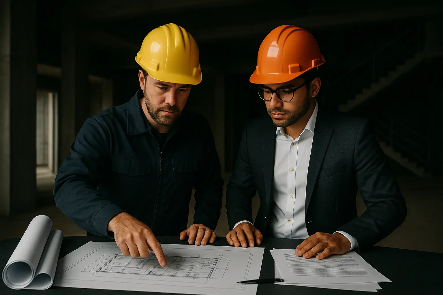 Projektant a stavař spolupráci při konceptu Design and Build